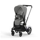 Poussette E-priam Matt Black Mirage Grey 2023 Cybex