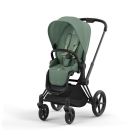 Poussette Priam Matt Black Leaf Green 2023 Cybex