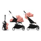Poussette Yoyo 3 Pack 0 Et 6 Ginger Cadre Blanc Stokke