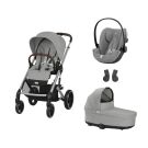 Poussette Trio Balios S Lux Slv Cloud G I-size Nacelle Stone Grey Cybex