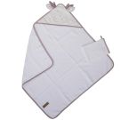 Sortie De Bain + Gant Lilas