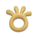 Hochet De Dentition Silicone Octopus Jaune
