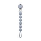 Attache Sucette Silicone Gris