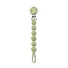 Attache Sucette Silicone Vert