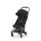 Poussette Coya Platinum Rosegold - Sepia Black