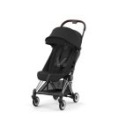 Poussette Coya Platinum Chrome Brown - Sepia Black