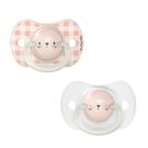 Sucettes Nightday X2 0-6m Lapin