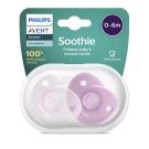 Sucette Soothie X2 0-3m Rose