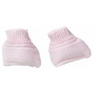 Chaussons Maille Naissance Rose
