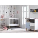 Chambre Duo Concept Lit 70x140 Commode Bleu Vox