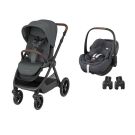 Poussette Duo Oxford Pebble 360 Pro 2 Twillic Graphite Maxi Cosi