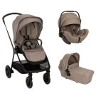 Poussette Trio Triv Next + Siège auto Arra Flex + Nacelle Lytl Cedar