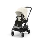 Poussette Melio Carbon Gold Canvas White