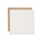 Lange Gaze De Coton Large X2 Basics 115x115cm Biscuit Ivory