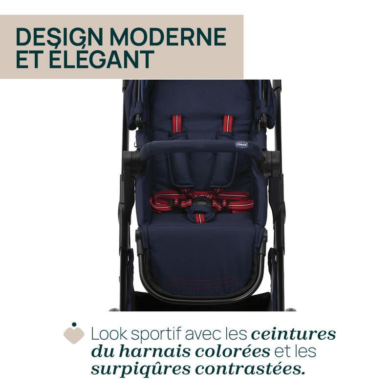 Poussette Seety Oxford Blue