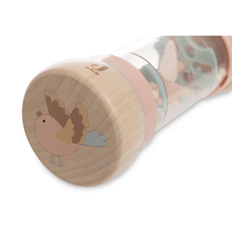 Baton De Pluie En Bois Lovely Birds Multicolor