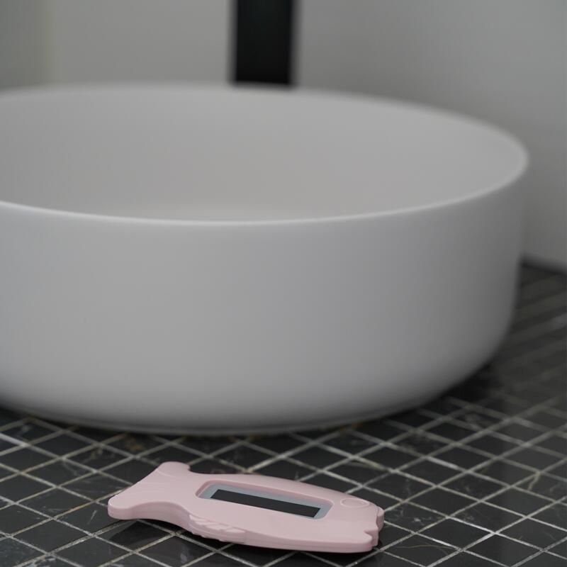 Thermometre De Bain Rose Poudre