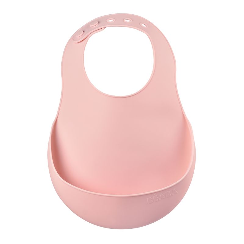 Bavoir Silicone Old Pink