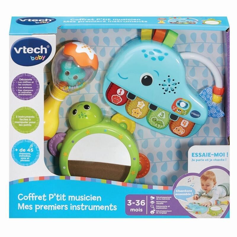 Coffret Ptit Musicien - Mes Premiers Instruments Vtech Baby