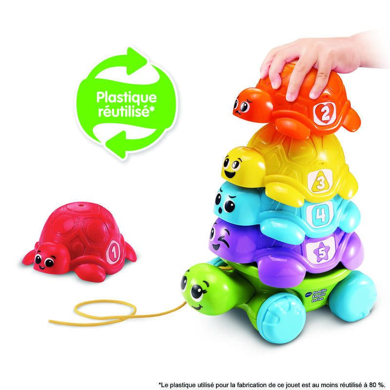 Famille Empilo Tortue Plastique Re Multicolore Vtech Baby Vtech Baby