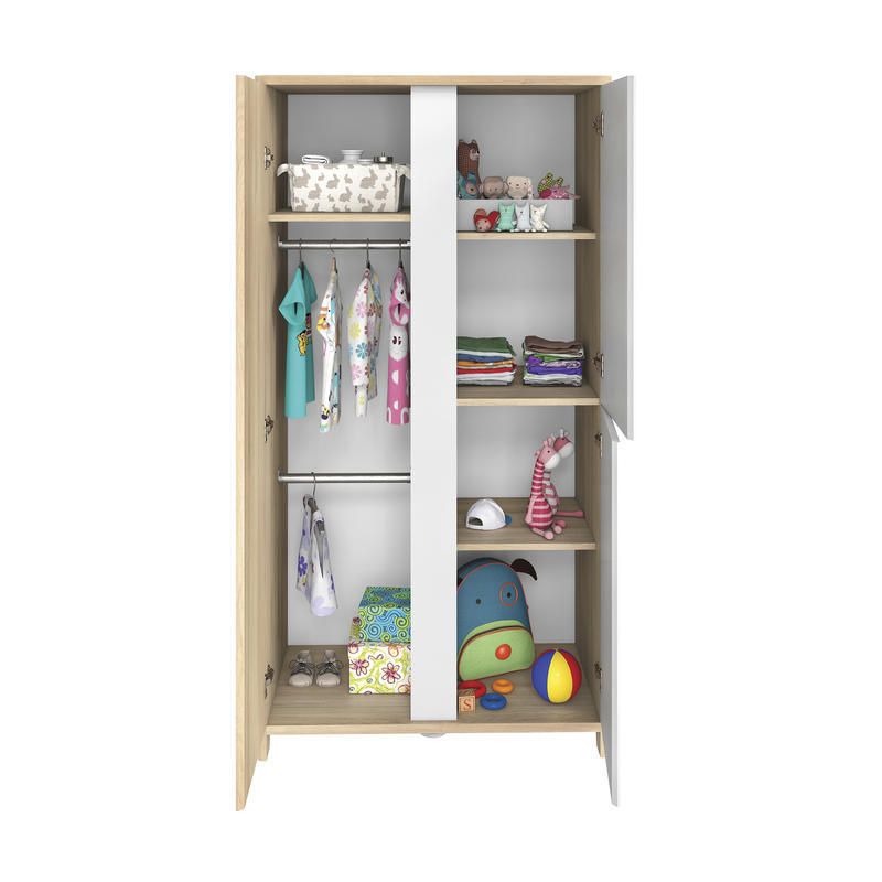 Armoire 3 Portes Sacha Chene Du Bocage