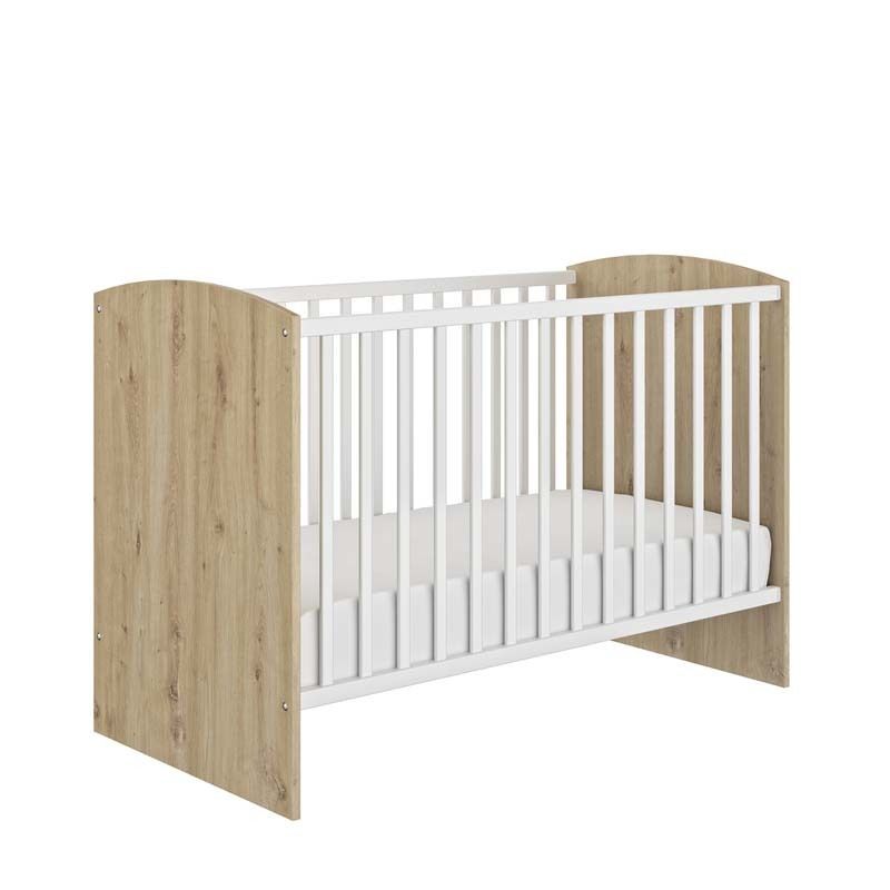 Ensemble Duo Lit+commode 2 Portes Chene Artisan 60x120cm Arthur Essentiel Arthur 60x120cm