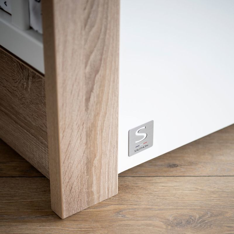 Lit bébé 60x120 ANTONIN Bois Blanc