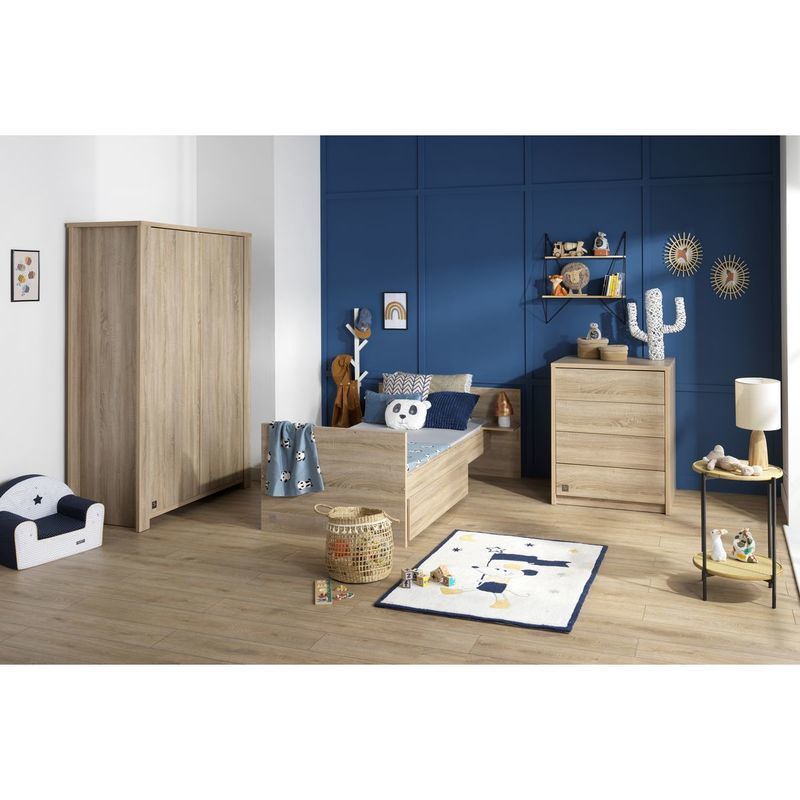 Lit Combine Evolutif Antonin 120x60cm Bois
