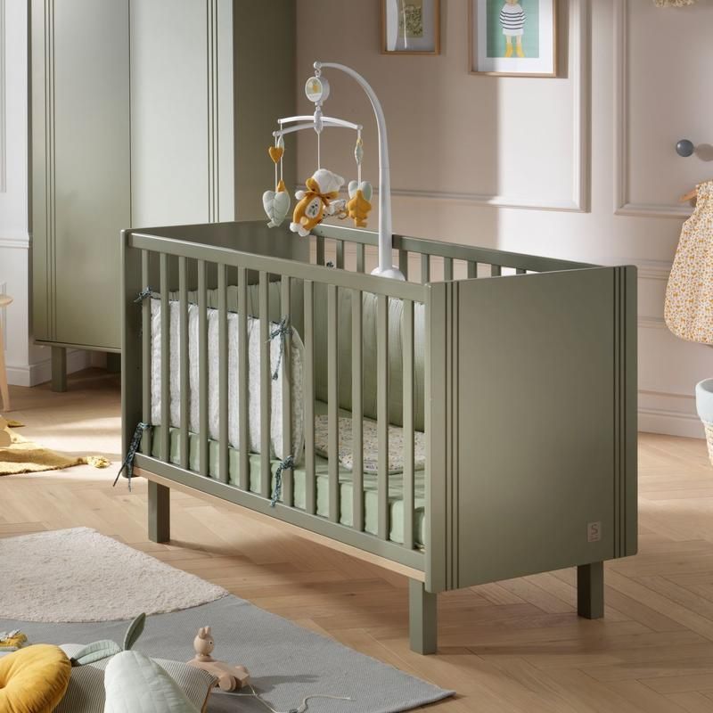 Lit Bebe Eleonore 120x60cm Kaki