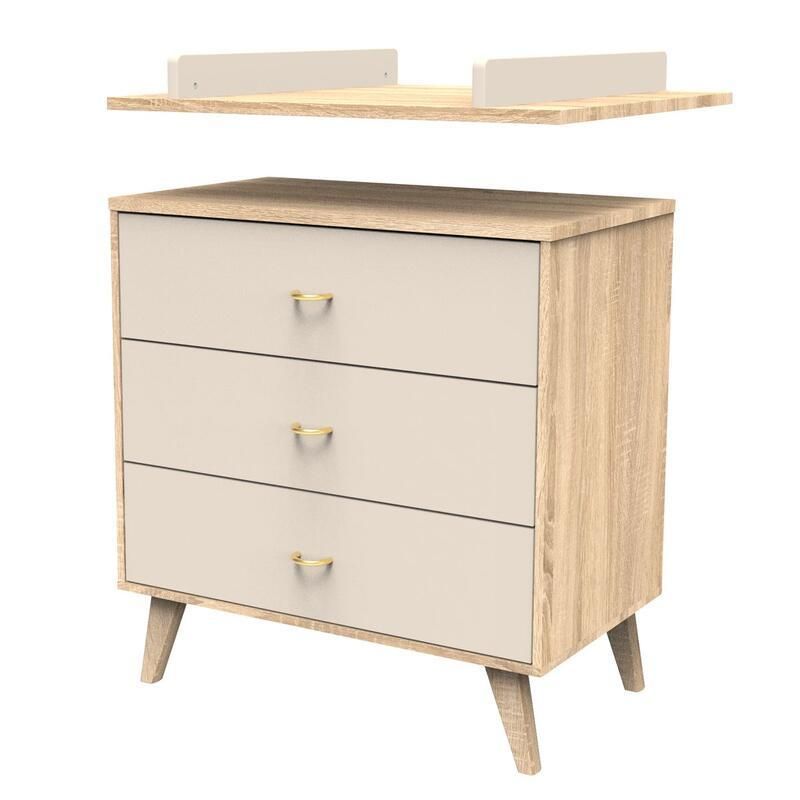 Commode 3 Tiroirs Basile