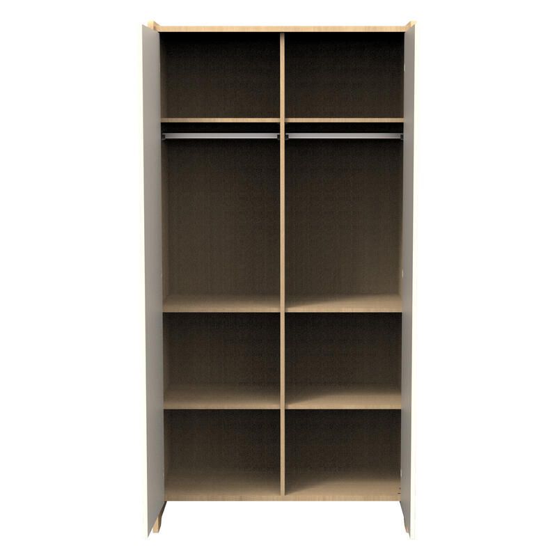 Armoire 2 Portes Vanille