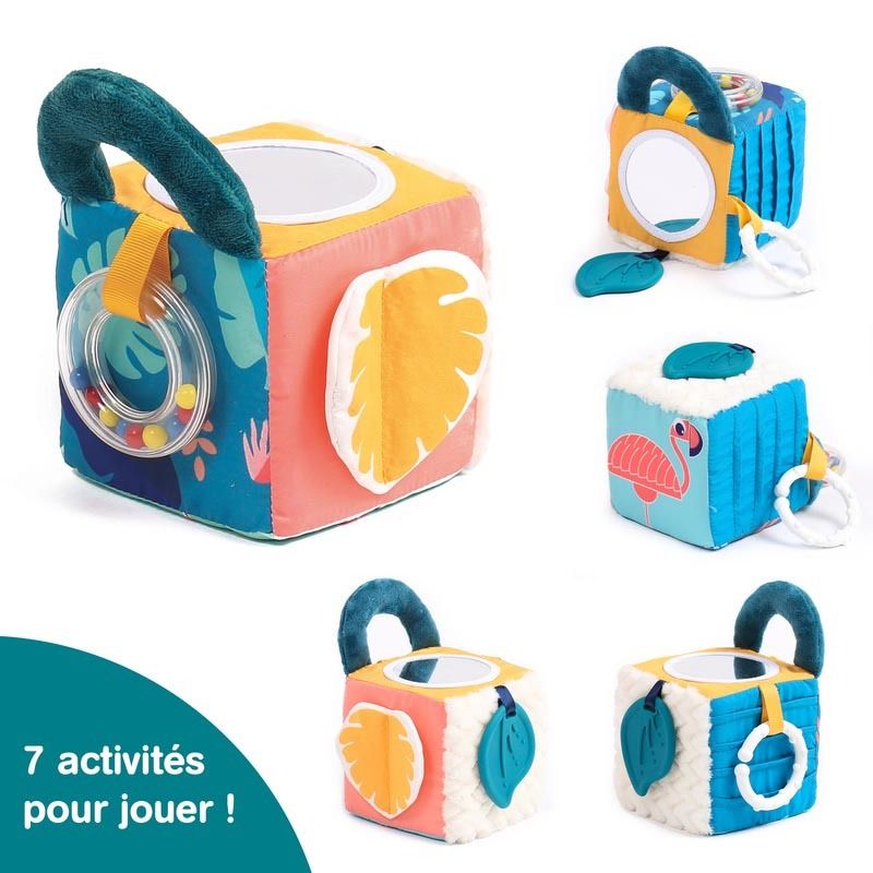 Cube Tissus Feuille
