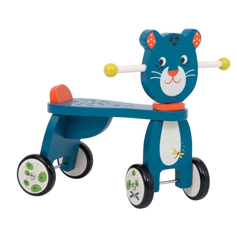 Porteur Panthere Dans La Jungle Bleu