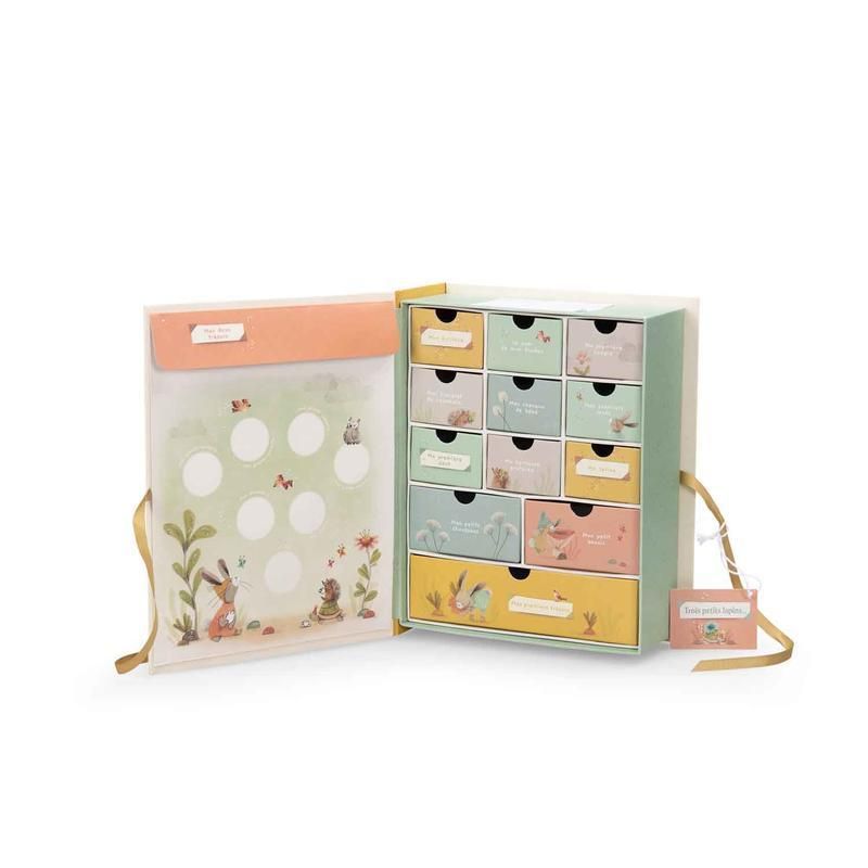 Coffret Naissance Multicolore Trois Petits Lapins