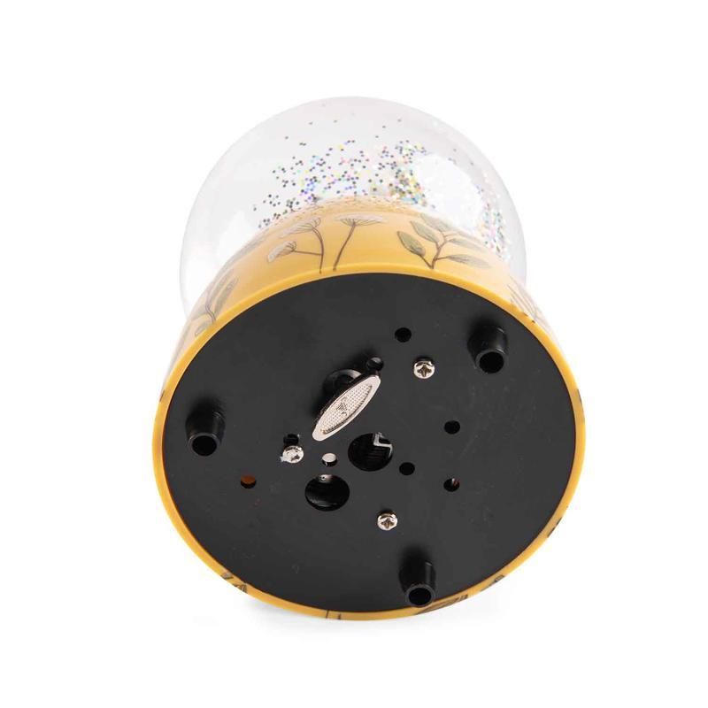 Boule A Neige Musicale Moutarde Trois Petits Lapins