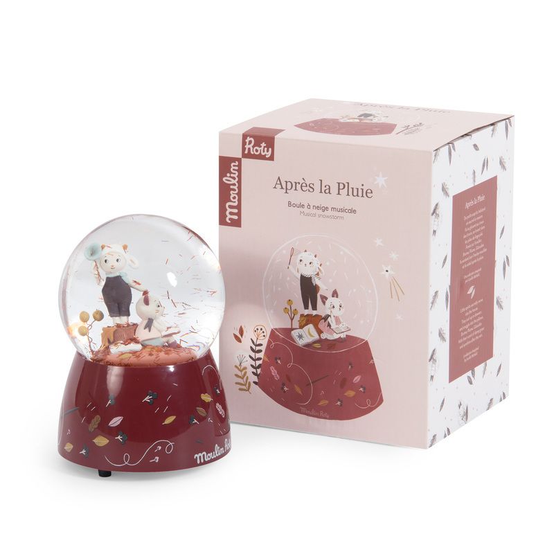 Boule A Neige Musicale Apres La Pluie Rouge Moulin Roty Aprs La Pluie