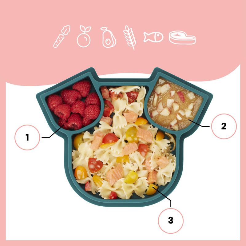 Assiette Isy Silicone Chien