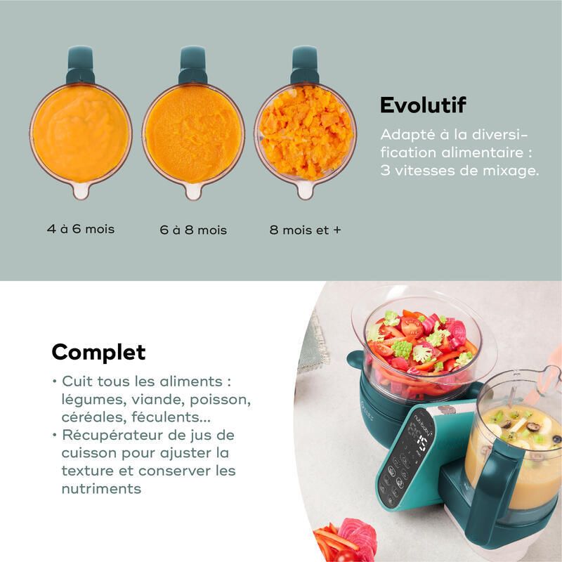 Mixeur Nutribaby + Opal Green