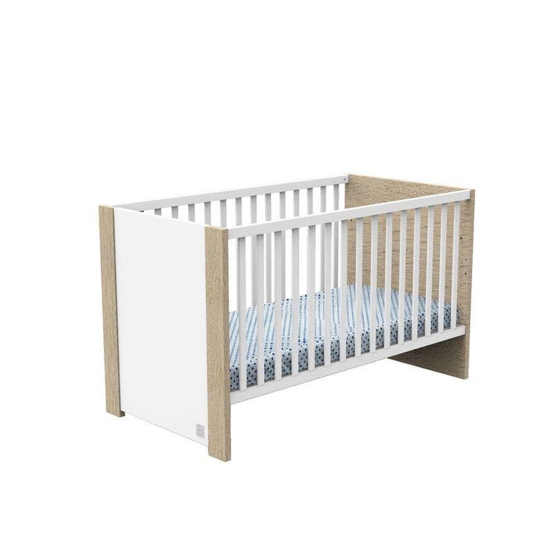 Chambre Duo Lit 70x140 Commode Antonin Bois Blanc Sauthon
