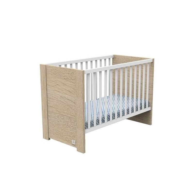 Chambre Duo Lit 60x120 Commode Antonin Bois Sauthon