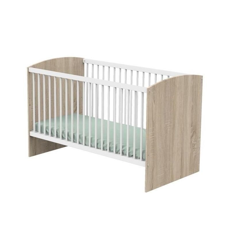 Chambre Duo Lit 70x140 Commode Access Blanc Bois Sauthon