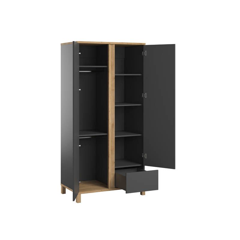 Armoire 2 Portes Altitude Graphite