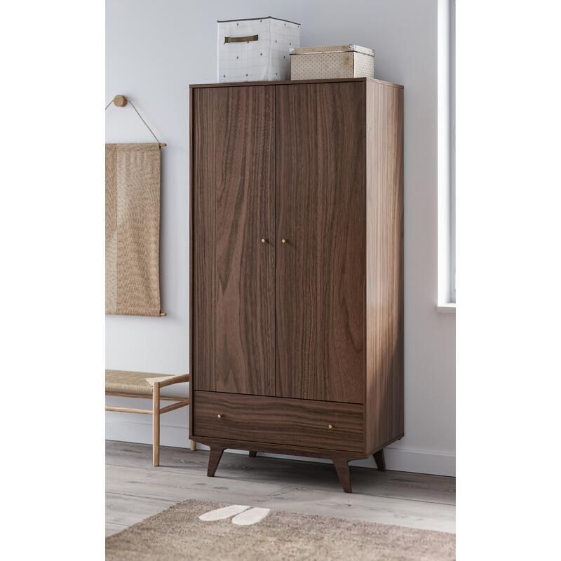 Armoire 2 Portes Mid 2 Noix