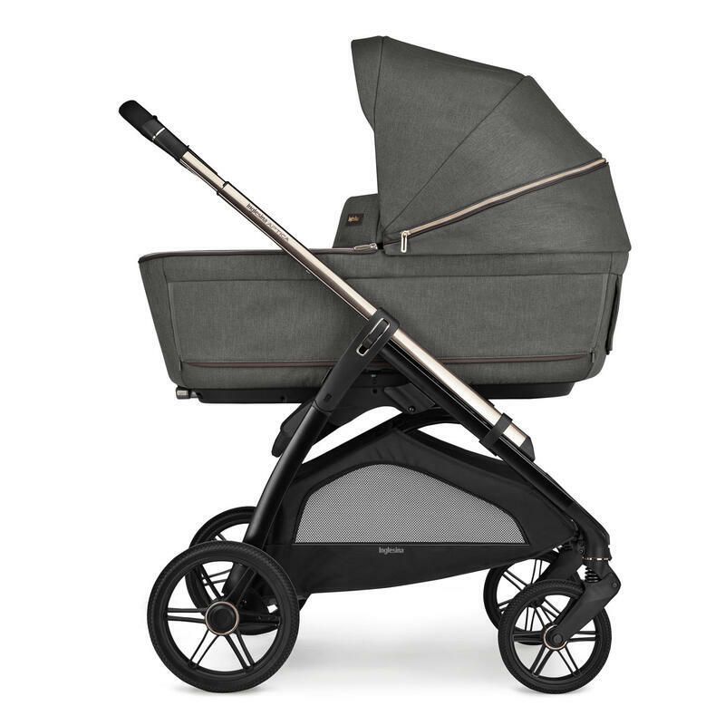Poussette Trio System Quattro Aptica Darwin Recline Velvet Grey Inglesina