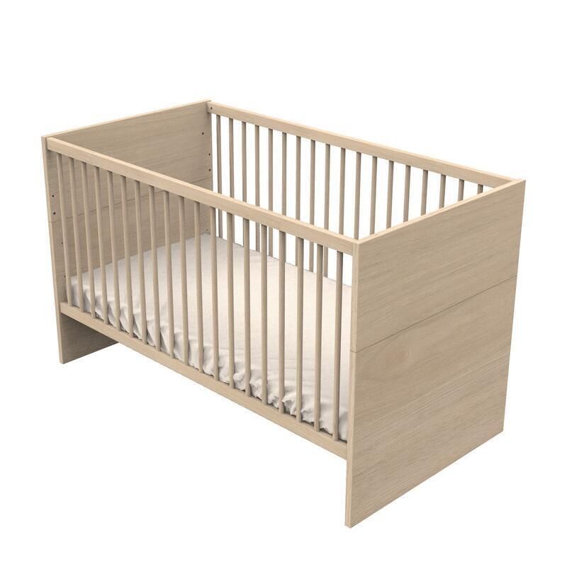 Chambre Duo Lit 70x140 Commode 1p Tokyo Blanc