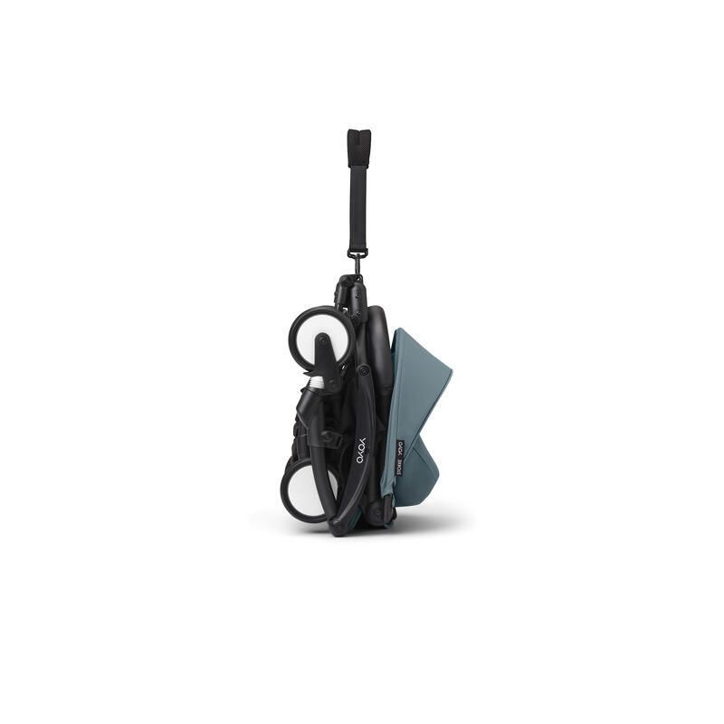 Poussette Yoyo 3 Pack 6 Aqua Cadre Noir Stokke