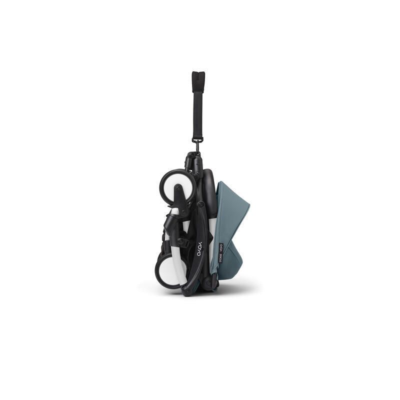 Poussette Yoyo 3 Pack 6 Aqua Cadre Blanc Stokke