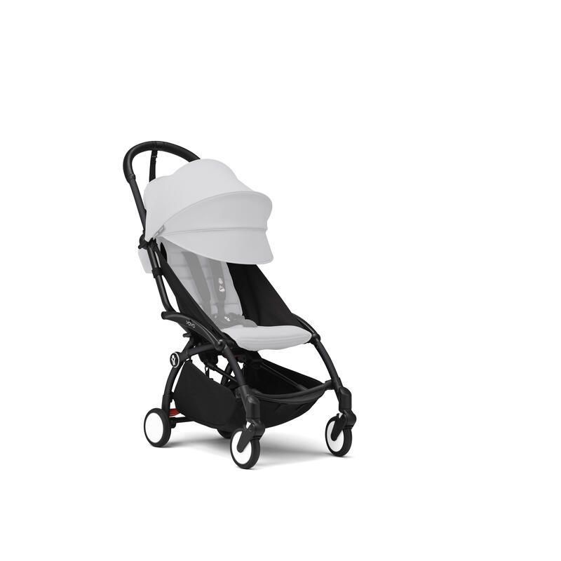 Poussette Yoyo 3 Pack 0 Et 6 Stone Cadre Noir Stokke