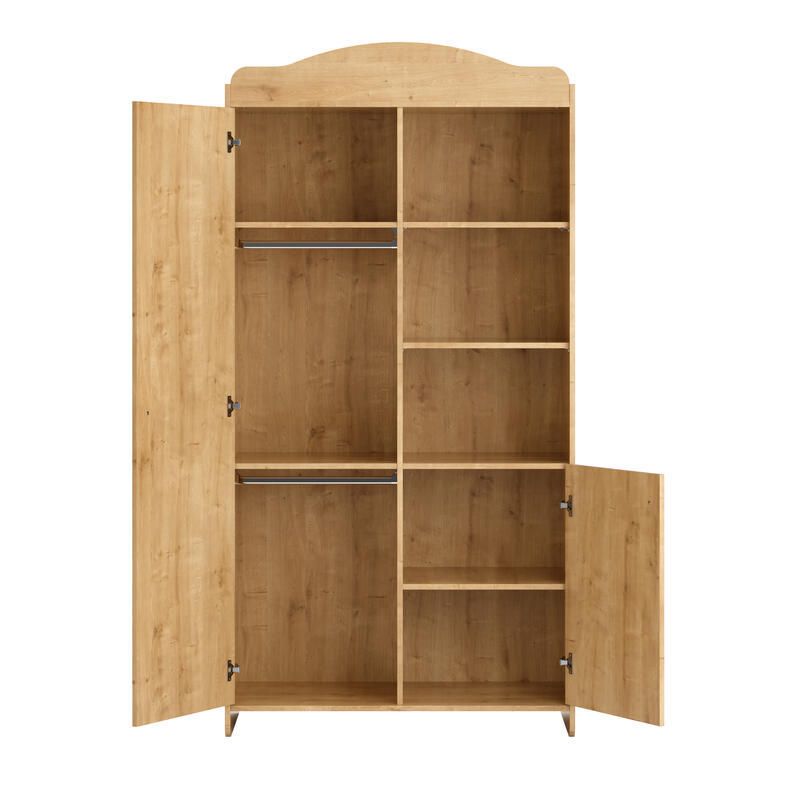 Armoire 2 Portes Megeve Chene