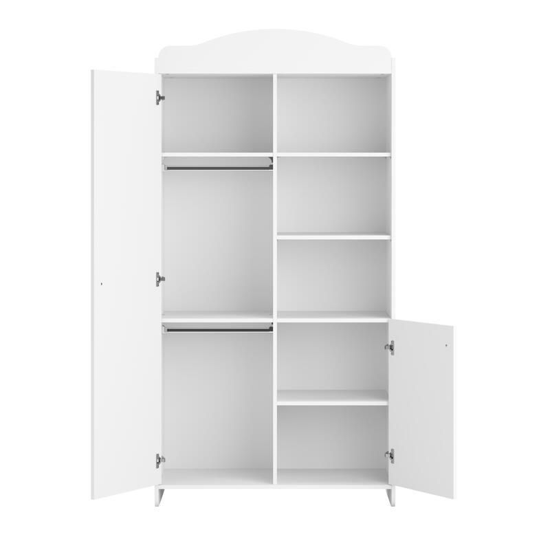 Armoire 2 Portes Megeve Blanc